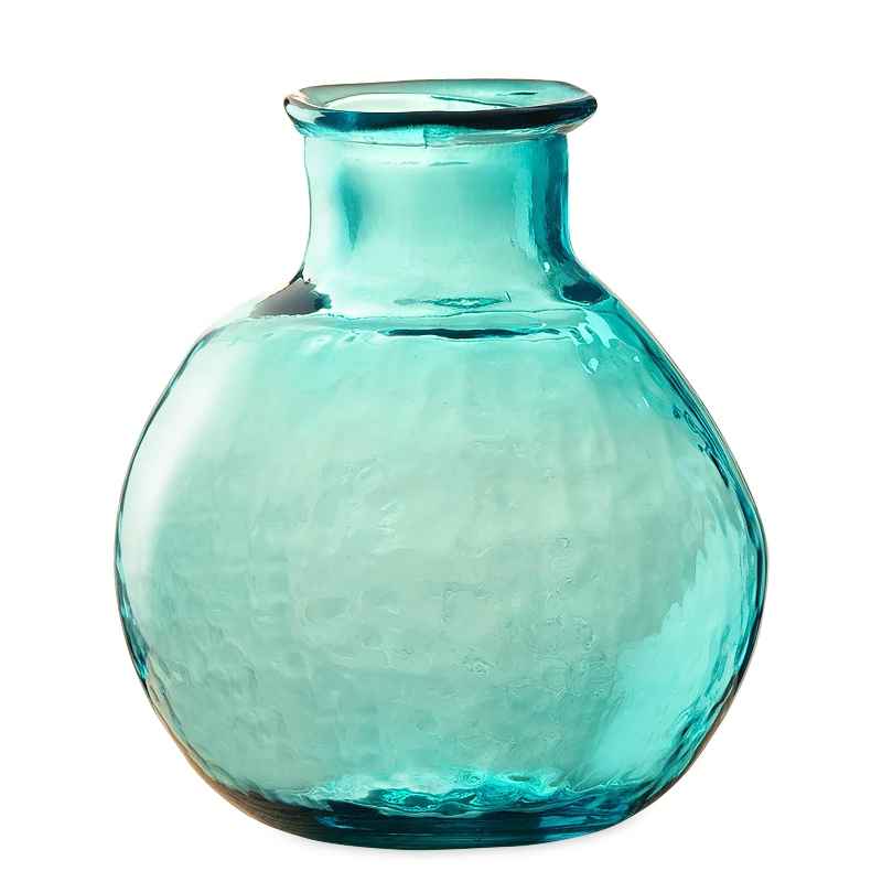 Oval Recycled Glass Balloon Vase, 12